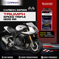 Carbon Brake Pads For Triumph Speed Triple 1200 RR (2021 Onwards) - Rear - CFB312 - 1 Set