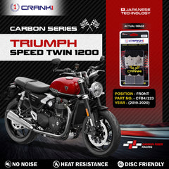 Carbon Brake Pads For Triumph Speed Twin 1200 (2019-2020) - Front - CFB4/223 - 2 Sets