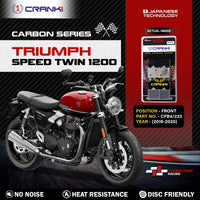 Carbon Brake Pads For Triumph Speed Twin 1200 (2019-2020) - Front - CFB4/223 - 2 Sets