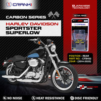 Carbon Brake Pads For Harley Davidson Sportster SuperLow (2014-2020) - Rear - CFB452 - 1 Set