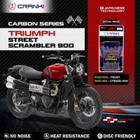 Carbon Brake Pads For Triumph Street Scrambler 900 - Front - CFB406/4 - 1 Set