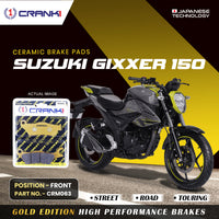 Ceramic Brake Pads For Suzuki Gixxer 150 - Front - CRM063 - 1 Set