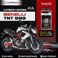 Carbon Brake Pads For Benelli TNT 899 (2017-2019) - Rear - CFB662 - 1 Set