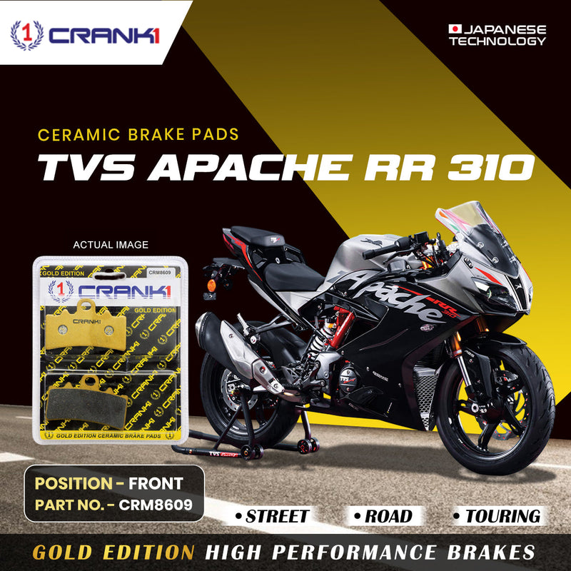 Ceramic Brake Pads For TVS Apache RR 310 - Front - CRM8609 - 1 Set