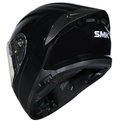 SMK Typhoon Solid Gloss Black Helmet GL200