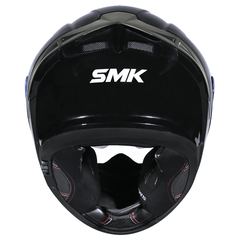 SMK Typhoon Solid Gloss Black Helmet GL200