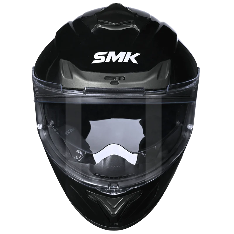 SMK Typhoon Solid Gloss Black Helmet GL200