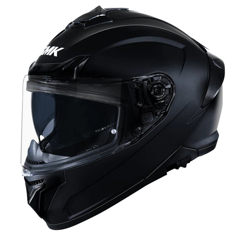 SMK Typhoon Solid Gloss Black Helmet GL200