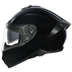 SMK Typhoon Solid Gloss Black Helmet GL200