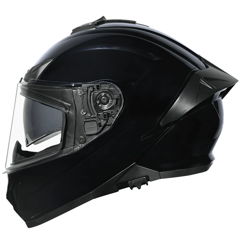 SMK Typhoon Solid Gloss Black Helmet GL200