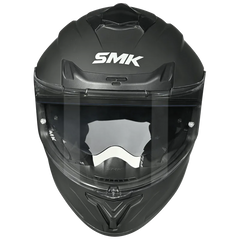 SMK Typhoon Solid Matt Black Helmet MA200