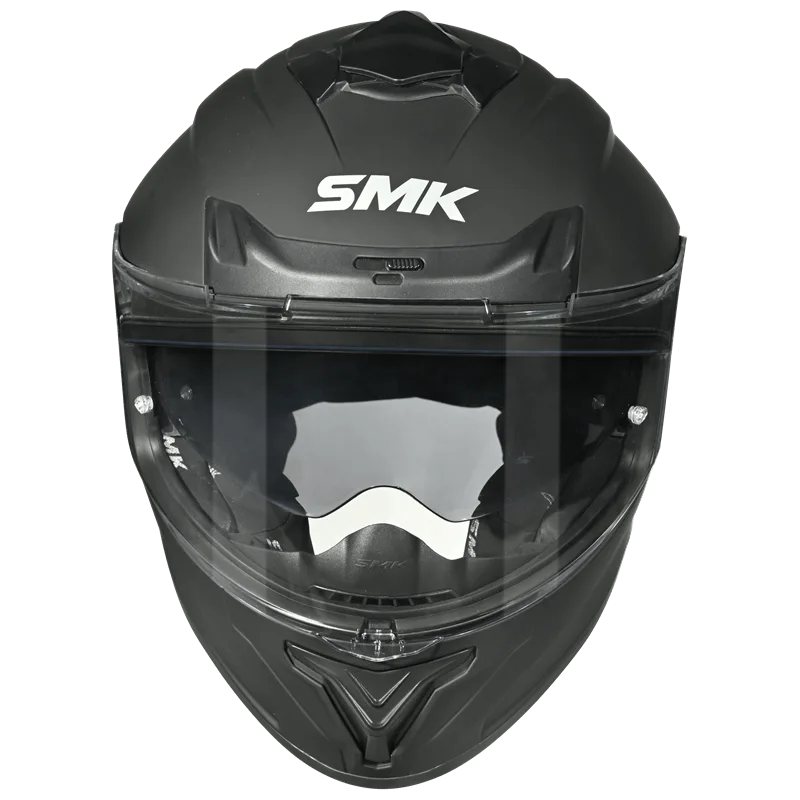 SMK Typhoon Solid Matt Black Helmet MA200