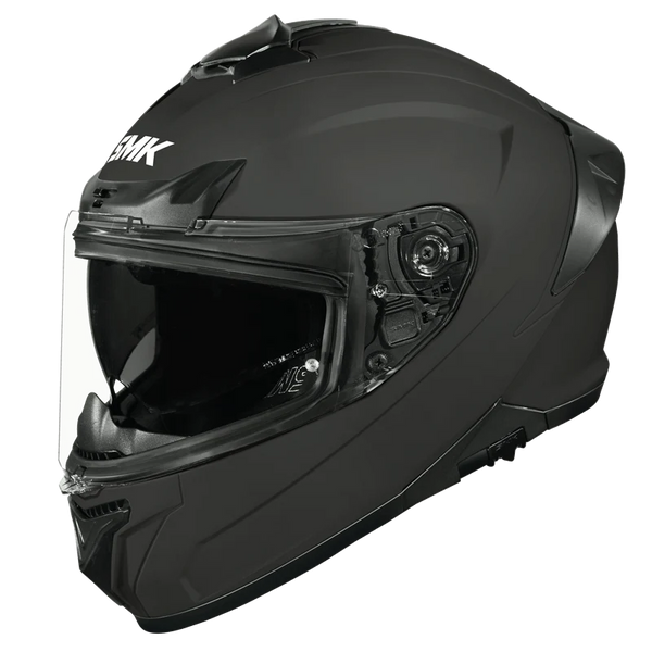 SMK Typhoon Solid Matt Black Helmet MA200