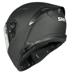SMK Typhoon Solid Matt Black Helmet MA200