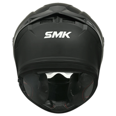 SMK Typhoon Solid Matt Black Helmet MA200