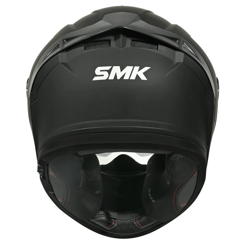 SMK Typhoon Solid Matt Black Helmet MA200