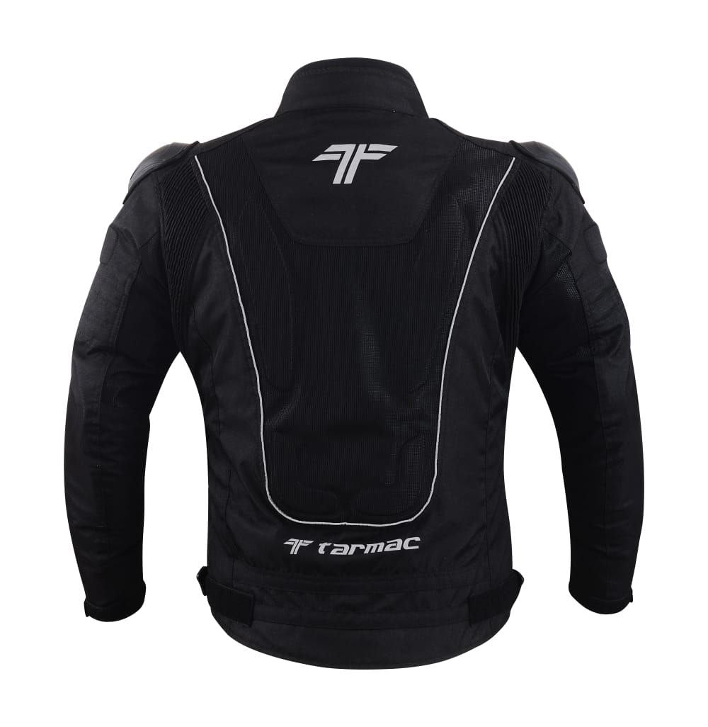 Tarmac One III Black Level 2 Riding Jacket with SAFE TECH protectors + FREE Tarmac Tex gloves