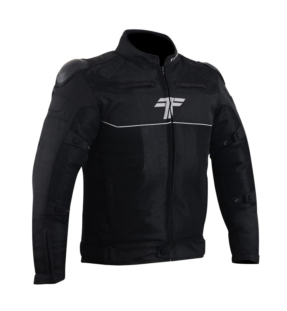 Tarmac One III Black Level 2 Riding Jacket with SAFE TECH protectors + FREE Tarmac Tex gloves