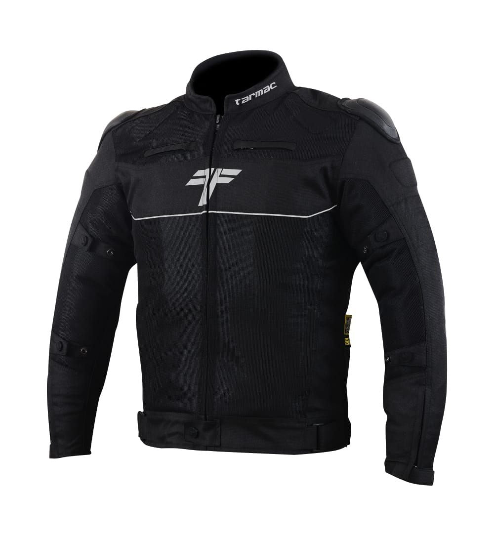 Tarmac One III Black Level 2 Riding Jacket with SAFE TECH protectors + FREE Tarmac Tex gloves