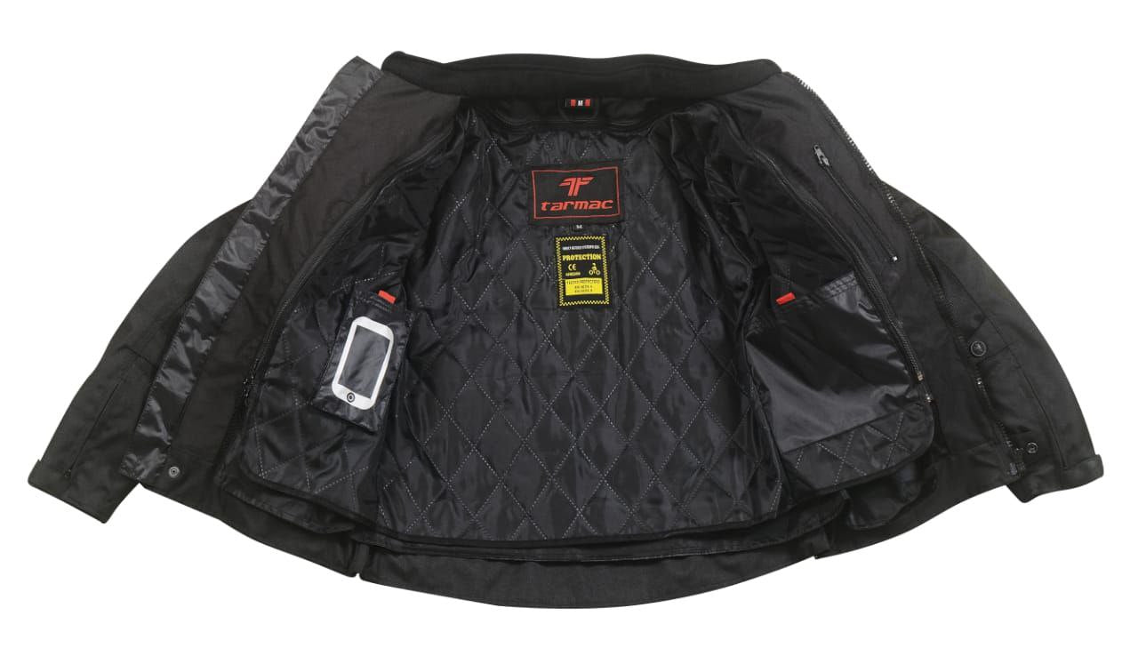 Tarmac One III Black Level 2 Riding Jacket with SAFE TECH protectors + FREE Tarmac Tex gloves
