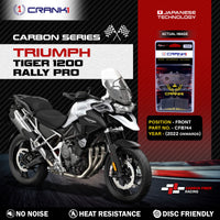 Carbon Brake Pads For Triumph Tiger 1200 Rally Pro (2022 Onwards) - Front - CFB744 - 2 Sets