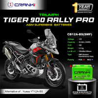 Battery For Triumph Tiger 900 Rally Pro (2024 Onwards) - CB12A-BS - Factory Activated