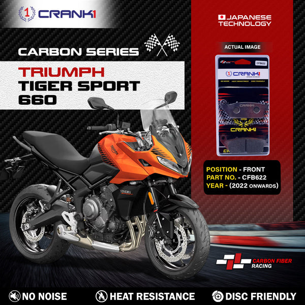 Carbon Brake Pads For Triumph Tiger Sport 660 (2022 Onwards) - Front - CFB622 - 2 Sets