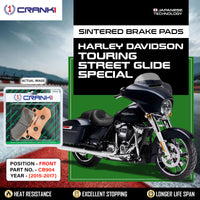 Sintered Brake Pads For Harley Davidson Touring Street Glide Special (2015-2017) - Front - CB904 - 2 Sets