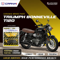 Ceramic Brake Pads For Triumph Bonneville T120 - Front - CRM651/2 - 1 Set