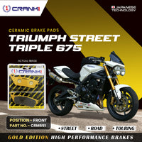 Ceramic Brake Pads For Triumph Street Triple 675 - Front - CRM651 - 2 Sets