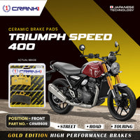 Ceramic Brake Pads For Triumph Speed 400 - Front - CRM8609 - 1 Set