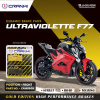 Ceramic Brake Pads For Ultraviolette F77 - Front - CRM8609 - 1 Set