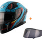 APEX VENOMOUS D/V BLACK NEON BLUE free smoke visor