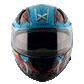 APEX VENOMOUS D/V BLACK NEON BLUE free smoke visor