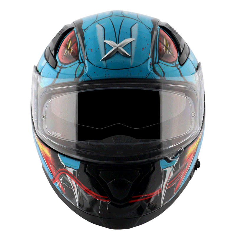 APEX VENOMOUS D/V BLACK NEON BLUE free smoke visor