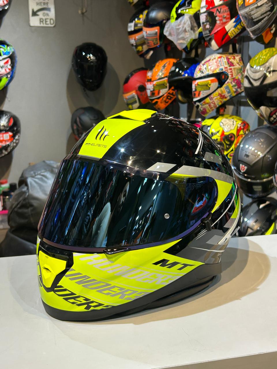 iridium visor for mt helmets AUTOTRUMP Replacement visor for MT V12 (BLUE IRIDIUM) – HELMETWALA.COM