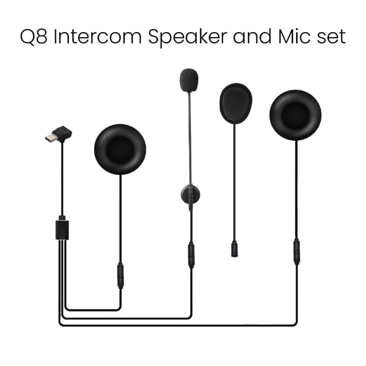 EJEAS Q8 INTERCOM SPEAKER AND MIC SET