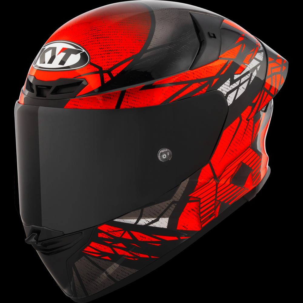 KYT TT-REVO COMBUSTION MATT RED