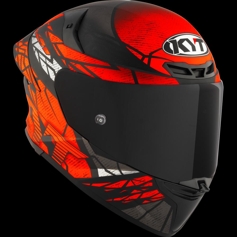 KYT TT-REVO COMBUSTION MATT RED