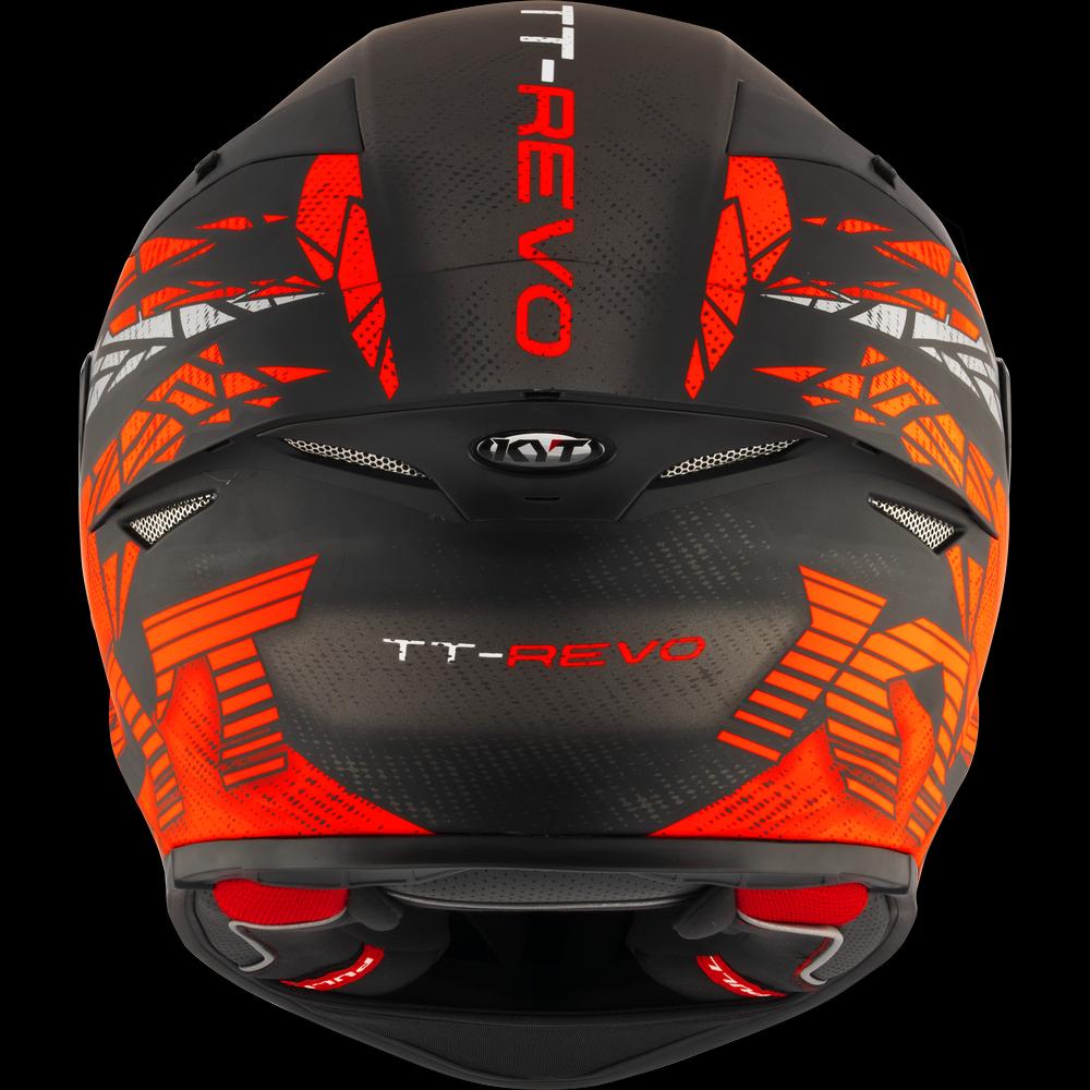 KYT TT-REVO COMBUSTION MATT RED