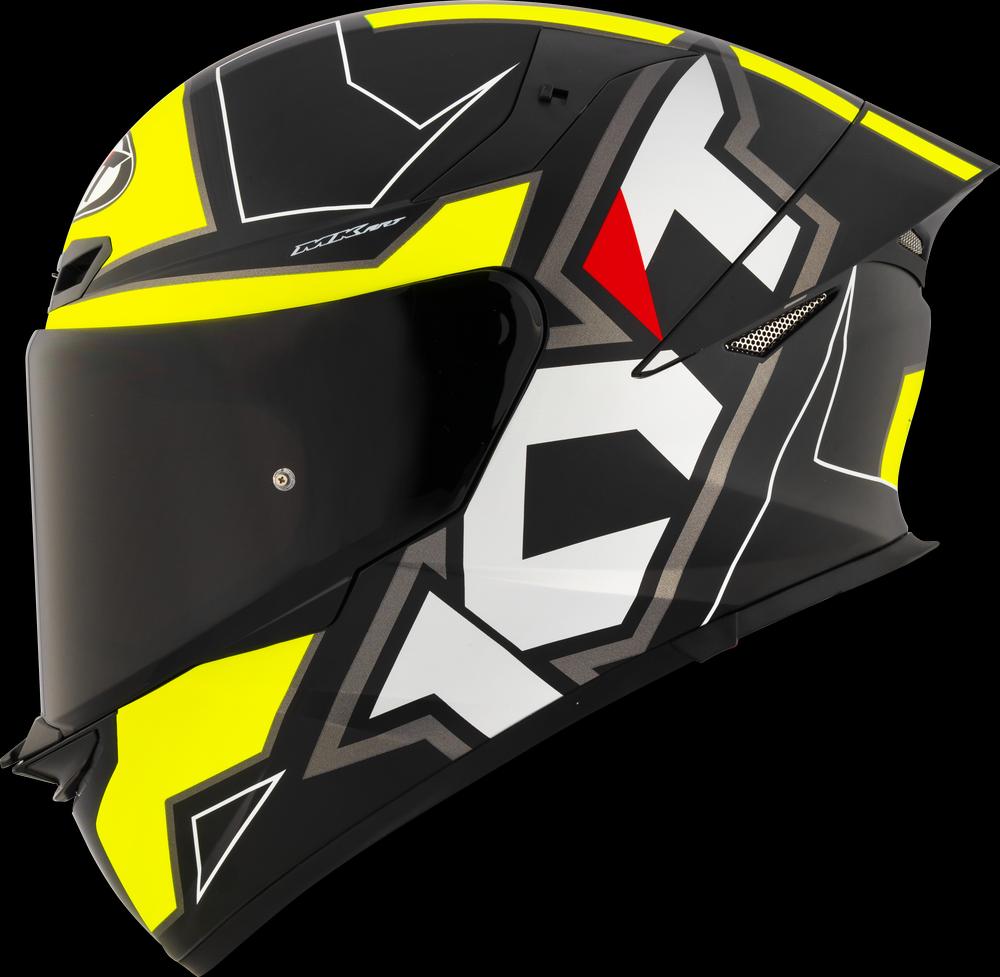 KYT TT-REVO ELECTRON MATT BLACK YELLOW