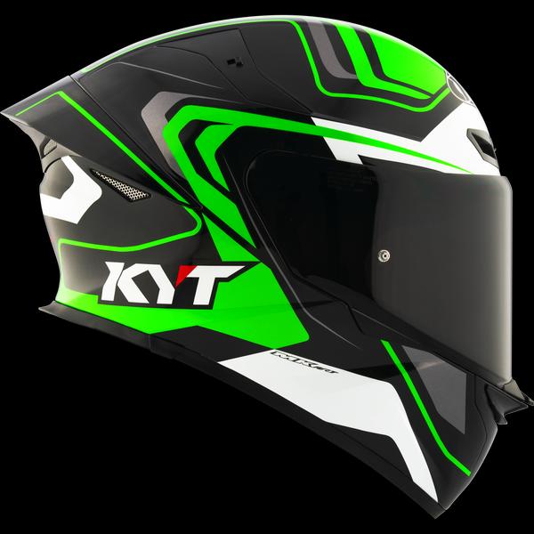 KYT TT-REVO OVERTECH BLACK GREEN