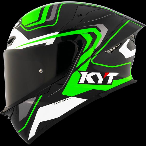 KYT TT-REVO OVERTECH BLACK GREEN