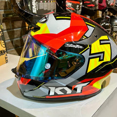 AUTOTRUMP Replacement visor for KYT TT-REVO (ULTRA BLUE)
