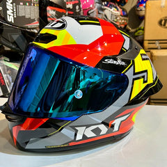 AUTOTRUMP Replacement visor for KYT TT-REVO (DEEP BLUE)