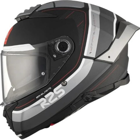 MT Thunder 4 SV R25 B2 Gloss Black Grey Helmet