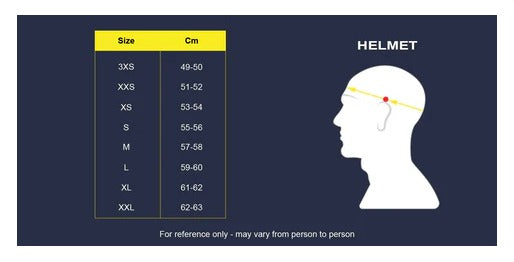 Helmet Size Guide