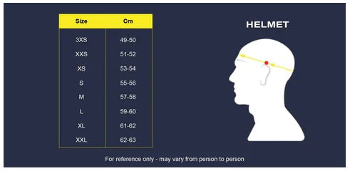 Helmet Size Guide