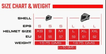 Helmet Size Guide