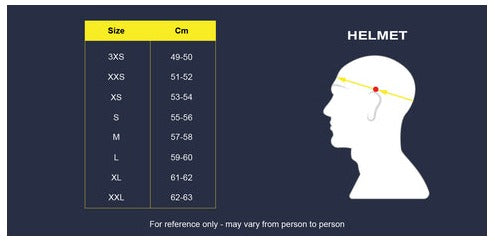 Helmet Size Guide